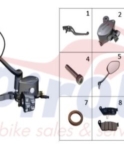 1186200-012000 Διακόπτης Τιμονιού Δεξιός M125/310 E5