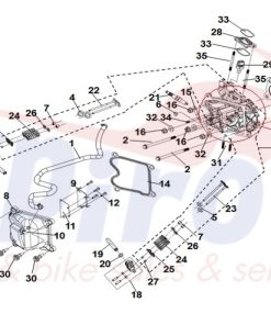 12251-MA1-000 Φλάντζα Κεφαλής Κυλίνδρου JetX125 E5-Jet14 125 E5