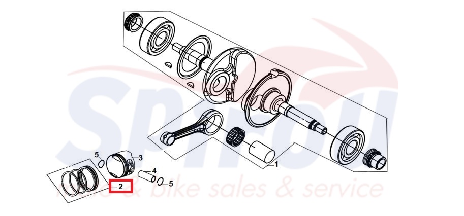 13010-MB1-000 Ελατήρια Πιστονιού STD Jetx125 E5-Jet14 125 E5