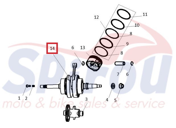 101040-0168 Στρόφαλος Πλήρης Kayo300
