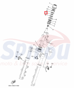 90202-26142 Ροδέλα Πιρουνιού Nmax125/155
