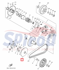BBP-E7620-00	Φωλία Αντίβαρων	Nmax125/155